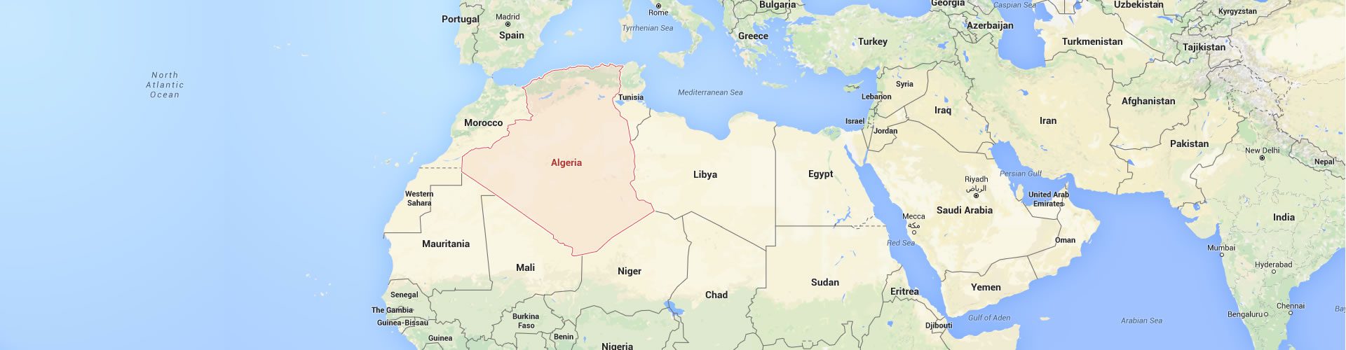 algeria map